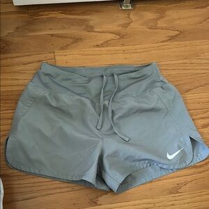 Nike Women's Light Gray Athletic Shorts